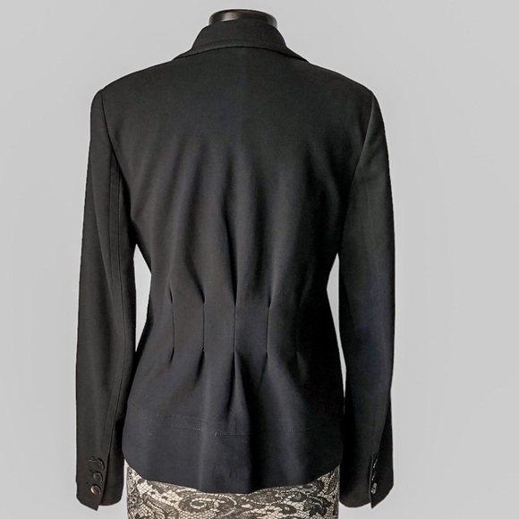 Theory Single Button Bi-stretch Blazer Black Size L - Picture 3 of 11